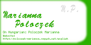 marianna poloczek business card